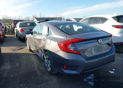 2018 Honda Civic Lx из США, поврежденный, VIN 19XFC2F57JE043405